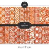 Linocut Warm Tones Bundle