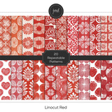 Linocut Warm Tones Bundle