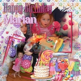 Kids Birthday Watercolor Elements