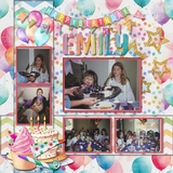 Kids Birthday Watercolor Papers