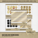 Gold Guilloche Award Bundle