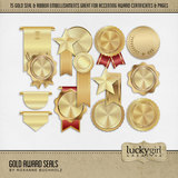 Gold Guilloche Award Bundle
