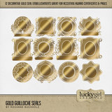 Gold Guilloche Award Bundle