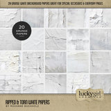 Ripped & Torn White Papers