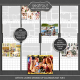 Artistic License Grunged Up Calendar 2027 Bundle