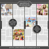 Artistic License Grunged Up Calendar 2027 Bundle