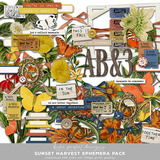 Sunset Harvest Scrapbook Bundle