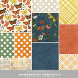Sunset Harvest Scrapbook Bundle