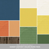 Sunset Harvest Scrapbook Bundle