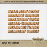 Pack & Move Word Art