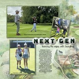 Golf Days - Watercolor Accents