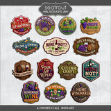 A Vintner's Tale - Word Art
