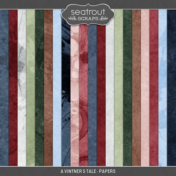 A Vintner's Tale - Papers Digital Art - Digital Scrapbooking Kits
