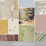 Pine Woods Scrapbooking Bundle