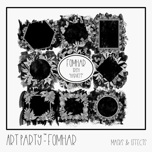 Fomhar - Masks & Effects Digital Art - Digital Scrapbooking Kits