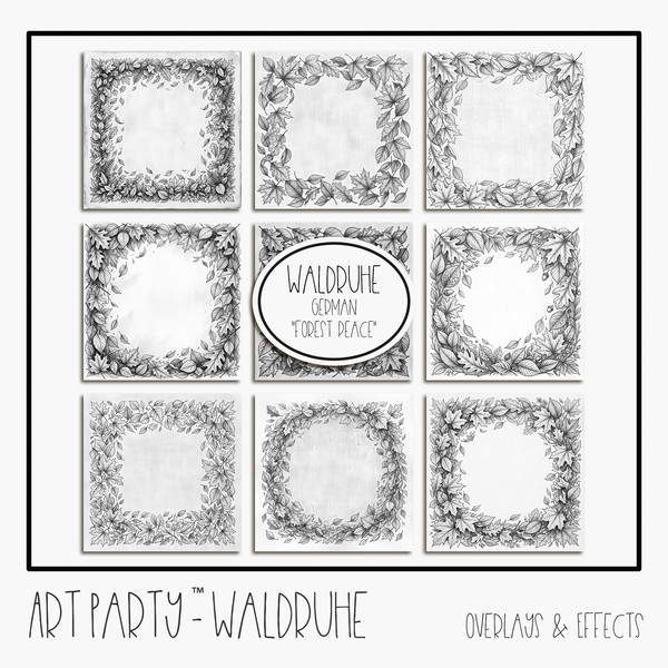 Waldruhe - Overlays & Effects Digital Art - Digital Scrapbooking Kits
