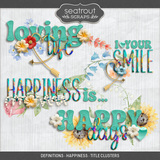 Definitions - Happiness - Title Clusters