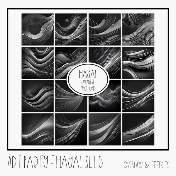 Hayai - Set 5 Digital Art - Digital Scrapbooking Kits