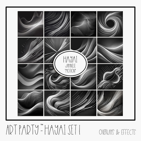 Hayai - Set 1 Digital Art - Digital Scrapbooking Kits