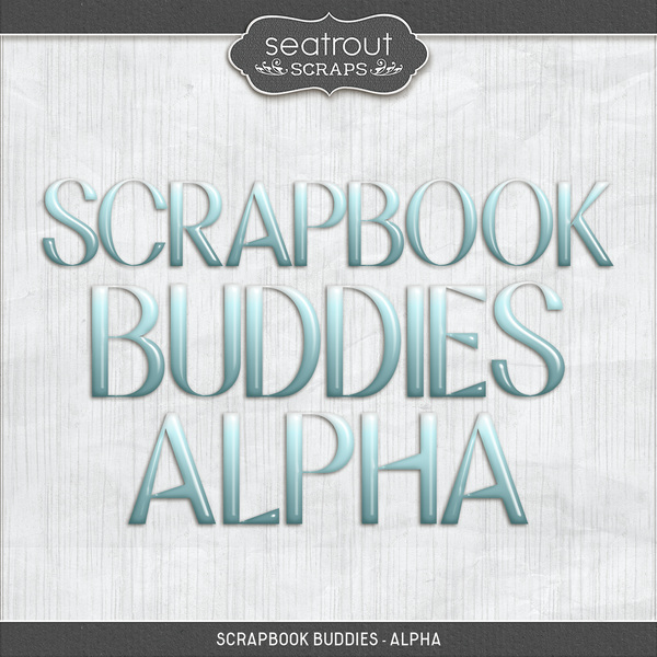 Scrapbook Buddies - Alpha Digital Art - Digital Scrapbooking Kits