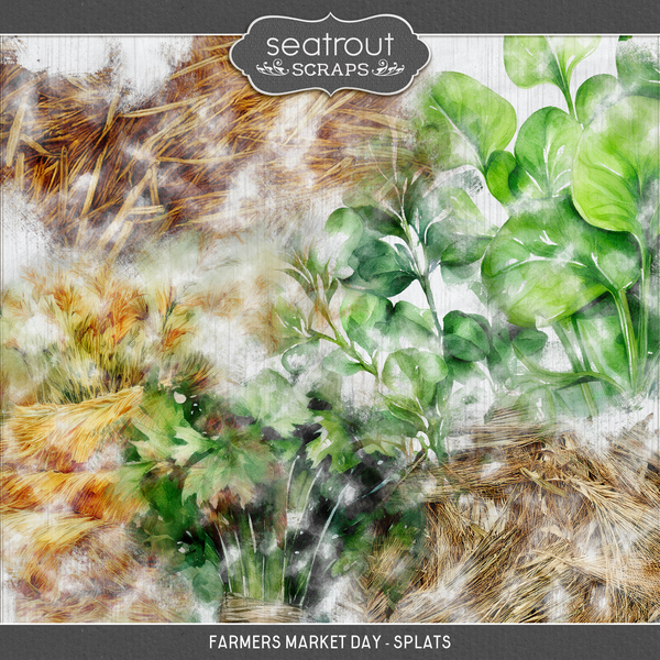Farmers Market Day - Splats Digital Art - Digital Scrapbooking Kits