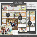 Artistic License Vintage Calendar 2027 Bundle