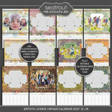 Artistic License Vintage Calendar 2027 Bundle