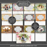 Artistic License Vintage Calendar 2027 Bundle