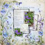 Cluster Border Background Papers Set 14