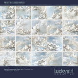 Paper Duo Painted Clouds