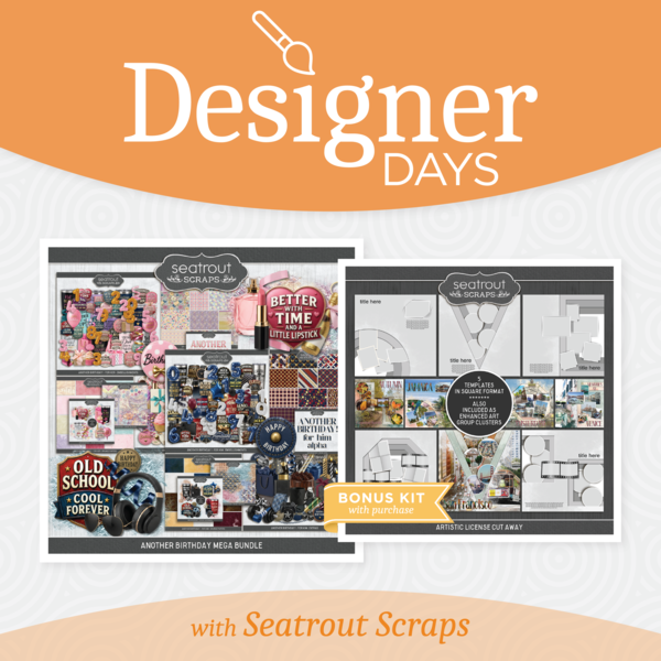 Seatrout Scraps Designer Days Exclusive Bundle 01 - September 2026 Digital Art - Digital Scrapbooking Kits