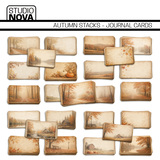 Autumn Stacks - Journal Cards