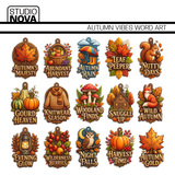 Autumn Vibes Word Art