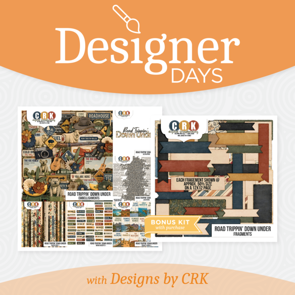 Designs by CRK Designer Days Exclusive Bundle 01 - September 2026 Digital Art - Digital Scrapbooking Kits