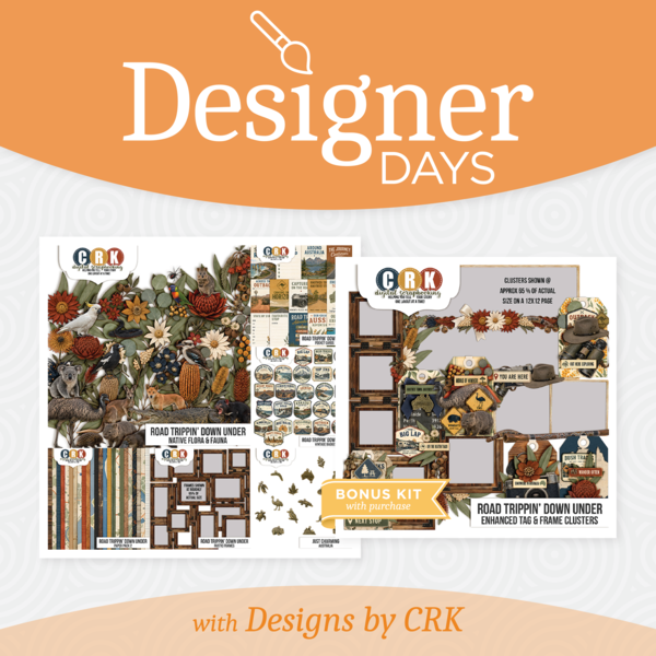 Designs by CRK Designer Days Exclusive Bundle 02 - September 2026 Digital Art - Digital Scrapbooking Kits