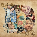Laser Cut Monogram 2 Easy Masks & Overlays