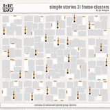 Simple Stories 21 Photo Clusters