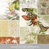 Vintage Orchard Scrapbook Bundle 02