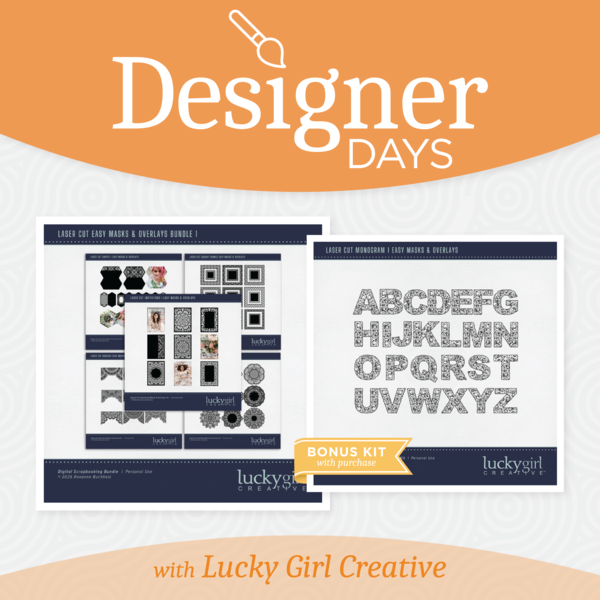 Lucky Girl Creative Designer Days Exclusive Bundle 01 - September 2026 Digital Art - Digital Scrapbooking Kits