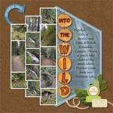 Wood Cuts Word Strips