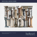 Architectural European Columns