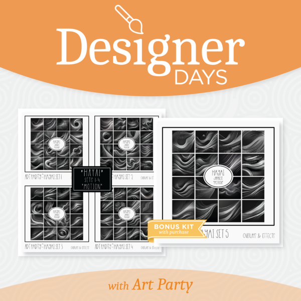 Art Party Designer Days Exclusive Bundle - September 2026 Digital Art - Digital Scrapbooking Kits