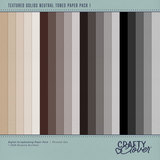 Textured Solids Neutral Tones Paper Pack 1