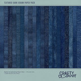 Textured Dark Denim Paper Pack