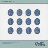 Denim Oval Alpha Set