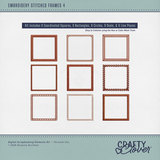 Embroidery Stitched Frames 4