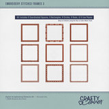Embroidery Stitched Frames 3