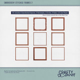 Embroidery Stitched Frames 2