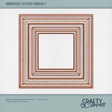 Embroidery Stitched Borders 1