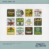 Football Enamel Pins